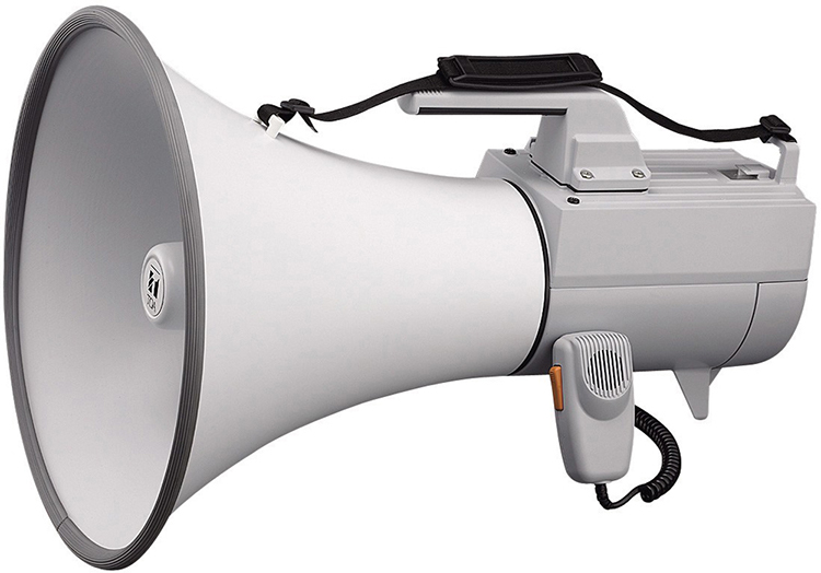 Megaphone đeo vai 30W với còi báo hú: ER-2230W 