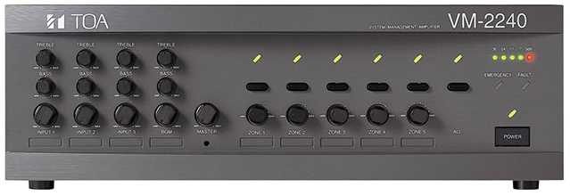 Tăng âm liền Mixer 5 vùng loa công suất 240W: VM-2240 (H Version)