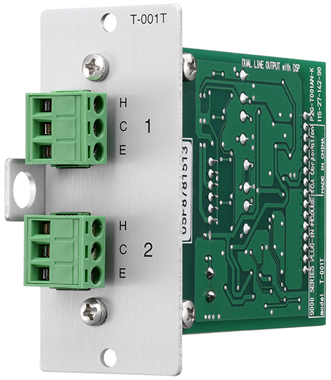 Mô-đun hai ngõ ra mức line với dsp: T-001T