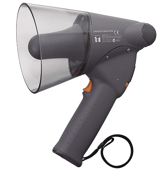 ER-1203 (4W max.) Splash-proof Hand Grip Type Megaphone