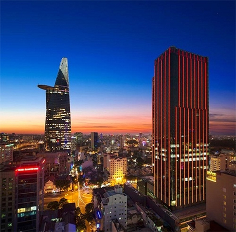 Vietnam: Saigon Times Square tower